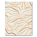 Earthy Tone Wavy Stripes Rug