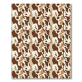 Abstract Sand Brown Camouflage Rug