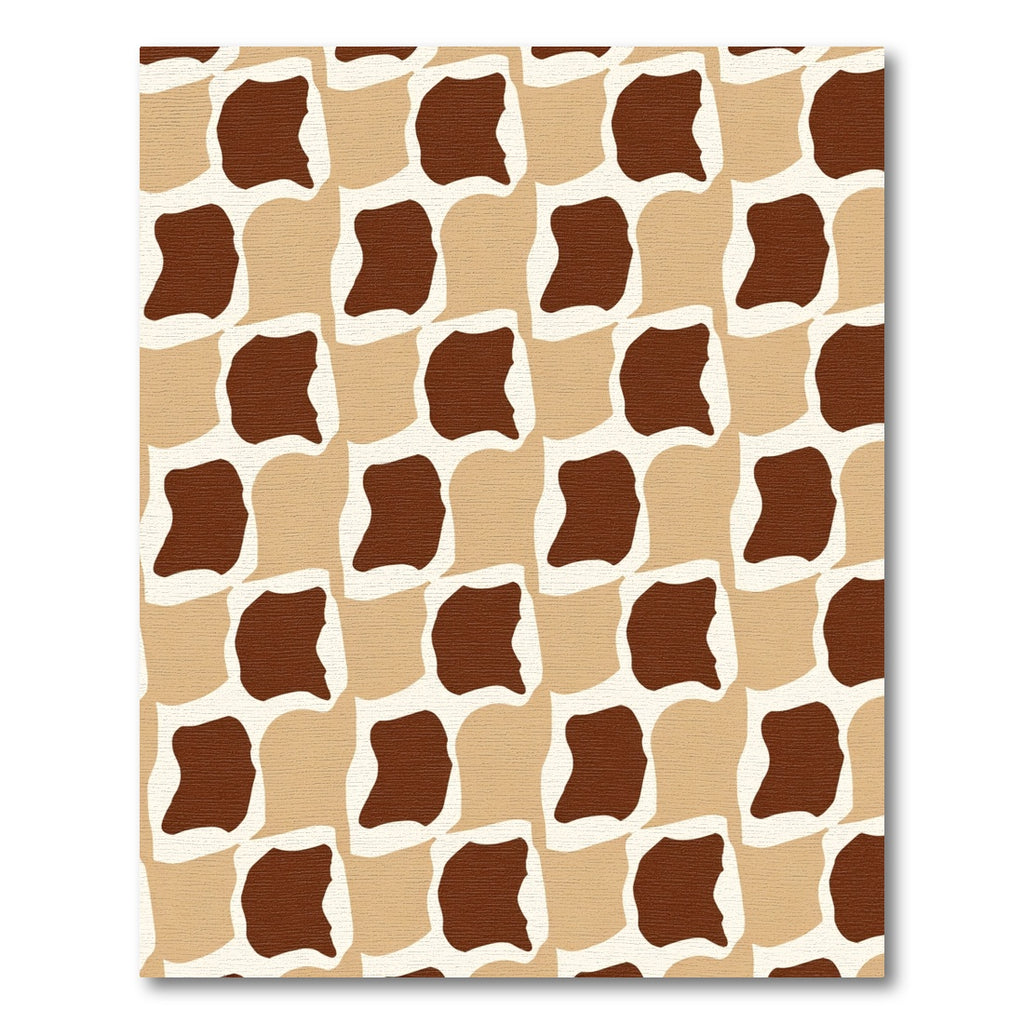 Staggered Organic Shapes Geometric Rug