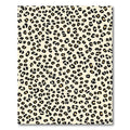 Classic Yellow Black Leopard Arrangement Rug