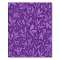 Bold Purple Floral Vines Rug