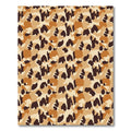Sandy Brown Camo Spots Rug
