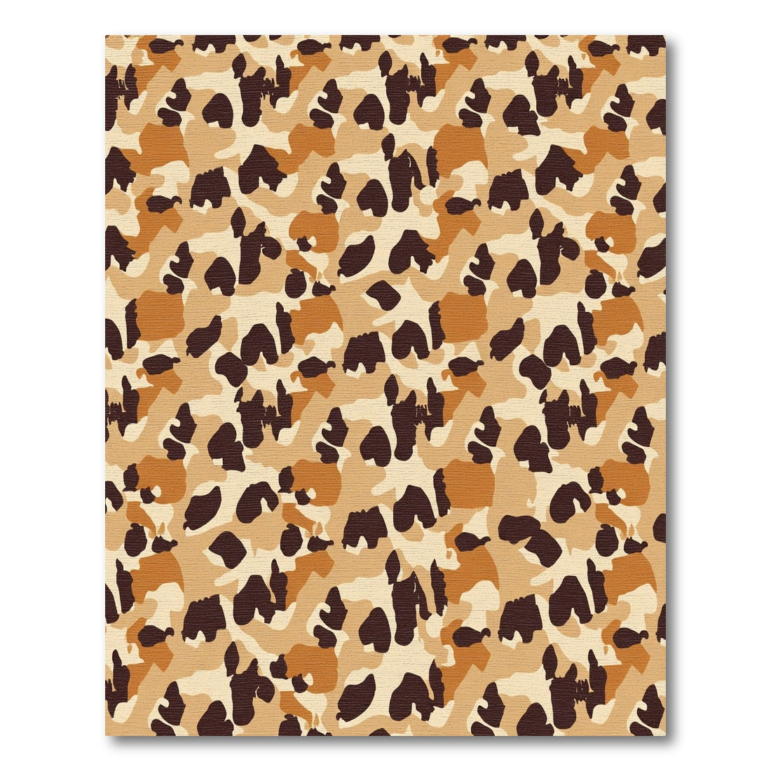 Sandy Brown Camo Spots Rug