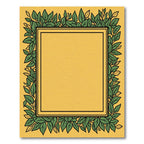 Golden Square Laurel Botanical Rug
