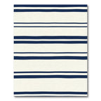 Midnight Navy Cream Horizon Rug