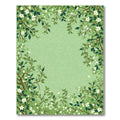 Green Spring Blossom Branch Garden Rug