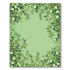 Green Spring Blossom Branch Garden Rug