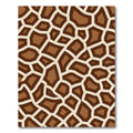 Brown Giraffe Spots Texture Rug