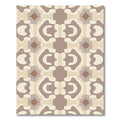 Beige Organic Mid Century Geometric Rug