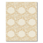 Earthy Neutral Hexagon Mosaic Rug