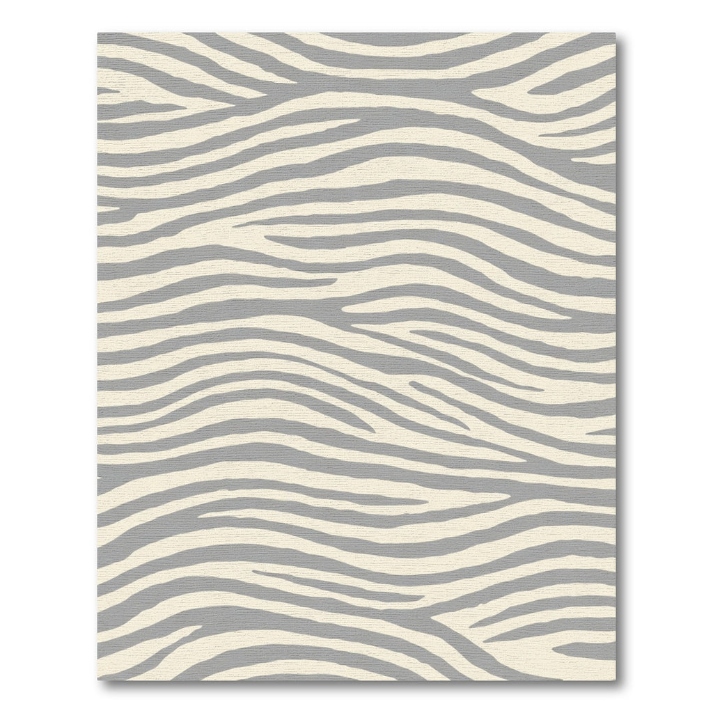 Neutral Soft Zebra Stripes Rug