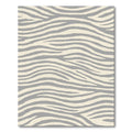 Neutral Soft Zebra Stripes Rug