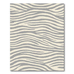 Neutral Soft Zebra Stripes Rug