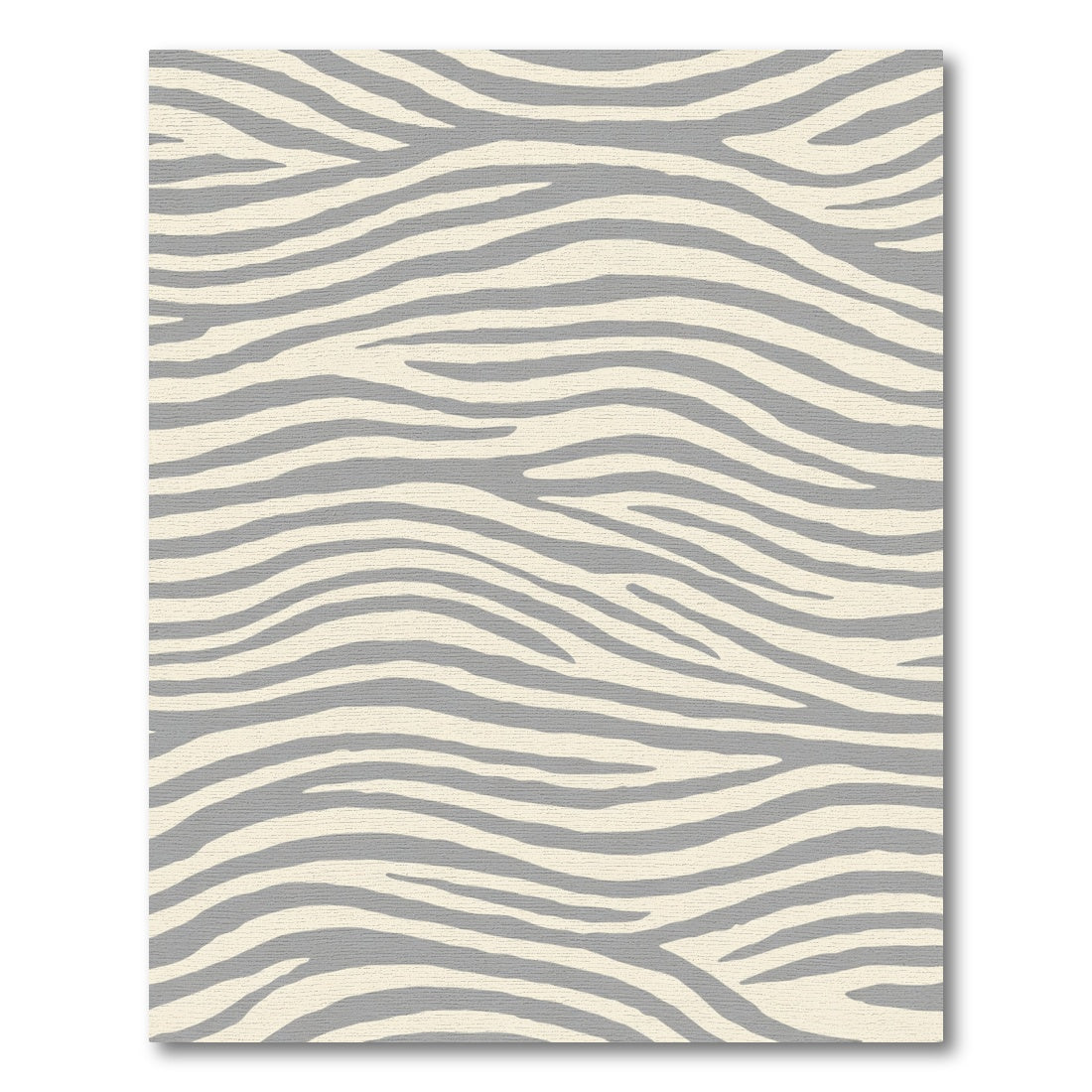 Neutral Soft Zebra Stripes Rug