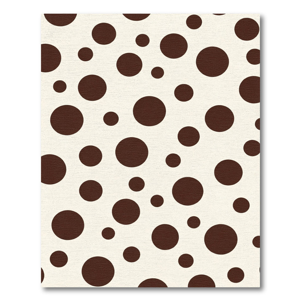Brown Dot Scatter Rug