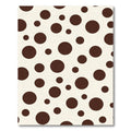 Brown Dot Scatter Rug