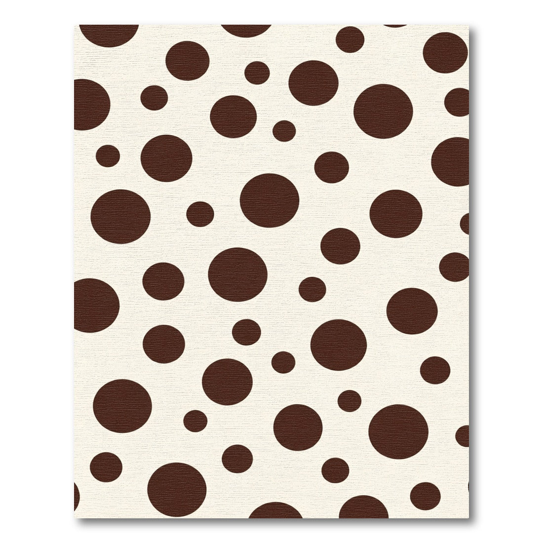 Brown Dot Scatter Rug