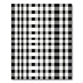 Classic Monochrome Lattice Weave Rug