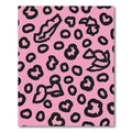 Playful Pink Leopard Spots Rug