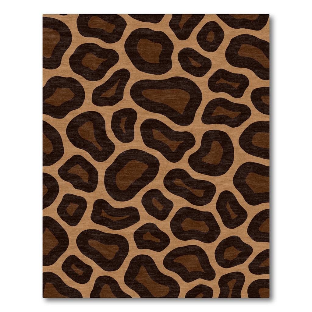 Brown Black Spotted Organic Shapes Rug