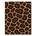 Brown Black Spotted Organic Shapes Rug