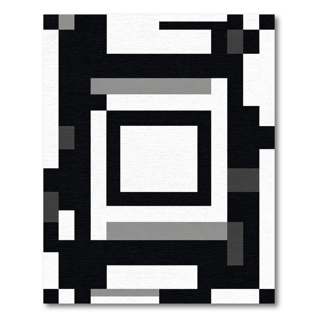 Monochromatic Geometric Abstraction Rug