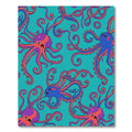 Whimsical Octopus Ocean Teal Rug