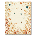 Autumn Butterflies And Bees Border Rug