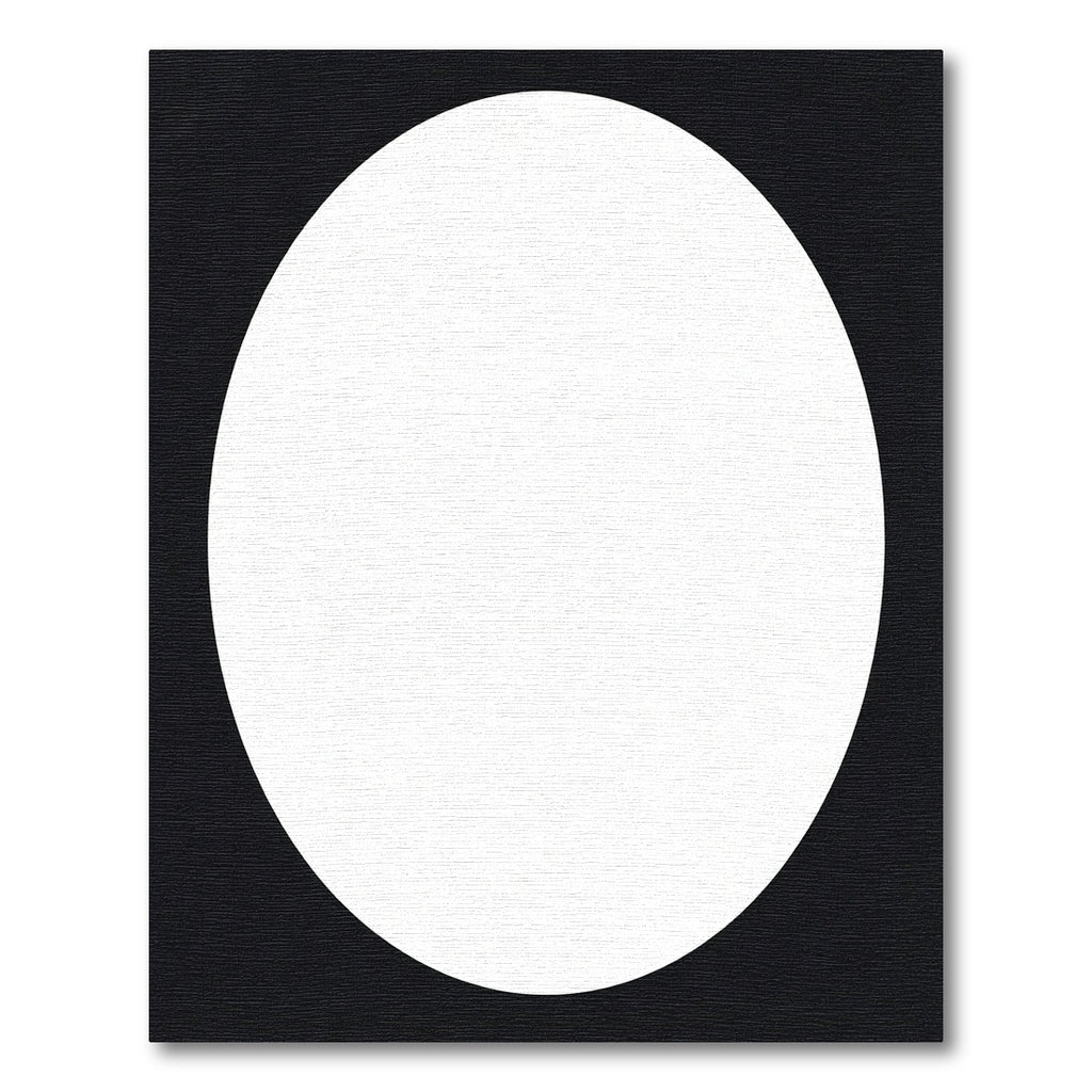 Monochromatic White Circle Abstract Rug
