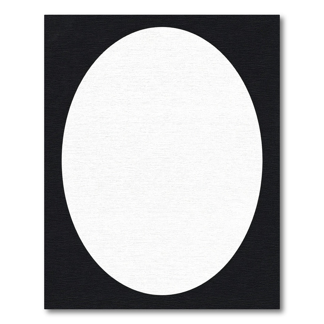 Monochromatic White Circle Abstract Rug