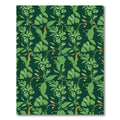 Emerald Green Botanical Vine Rug