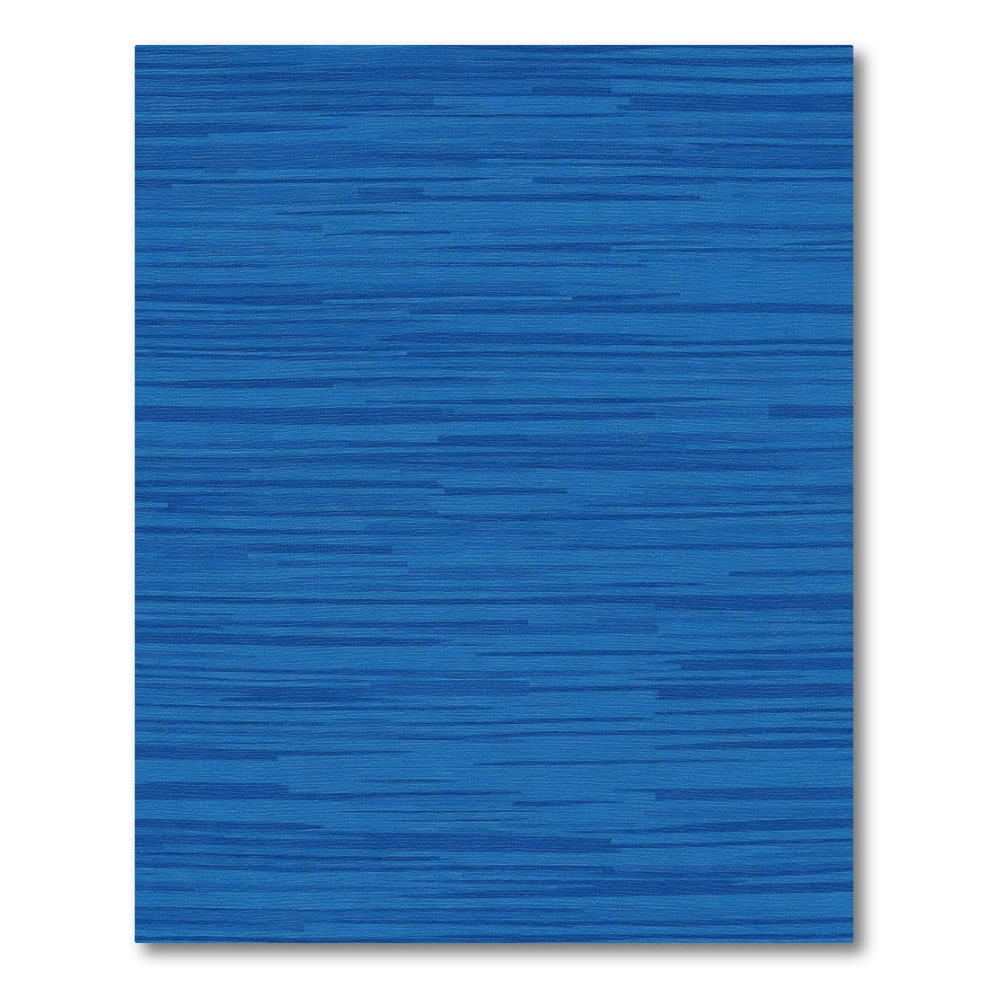 Deep Blue Textured Stripe Rug
