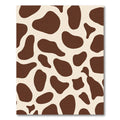 Brown Cream Animal Spots Rug