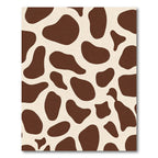 Brown Cream Animal Spots Rug