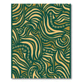 Jade Gold Organic Swirl Rug