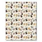 Earthy Speckled Abstract Terracotta Rug