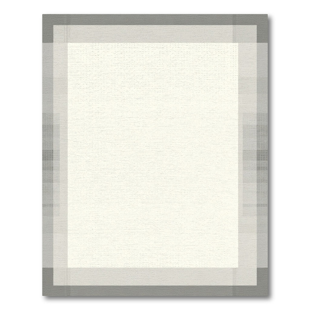Monochrome Geometric Overlay Texture Rug