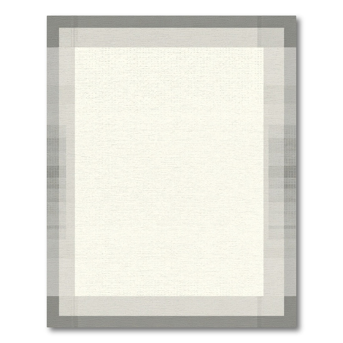 Monochrome Geometric Overlay Texture Rug