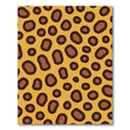 Golden Brown Spotty Spots Rug