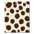 Brown Spotted Cream Abstract Animal Rug