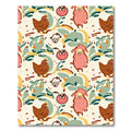 Whimsical Farm Animals And Blossoms Rug