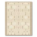 Neutral Beige Geometric Diamond Deco Rug