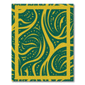 Emerald Gold Swirl Vine Rug