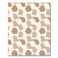 Brown Tan Organic Spots Rug