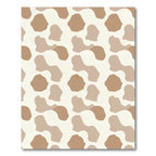 Brown Tan Organic Spots Rug