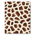 Brown Spots Textured Contemporary Rug
