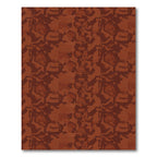 Rich Terracotta Abstract Overlapping Forms Rug