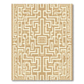 Ancient Labyrinth Geometric Maze Rug