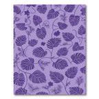 Purple Vine Leaf Whimsical Garden Rug