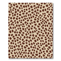 Brown Spots All Over Cream Rug